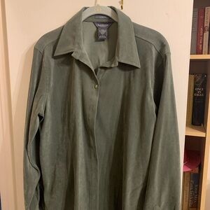 Van Heusen Olive Green Women's Top